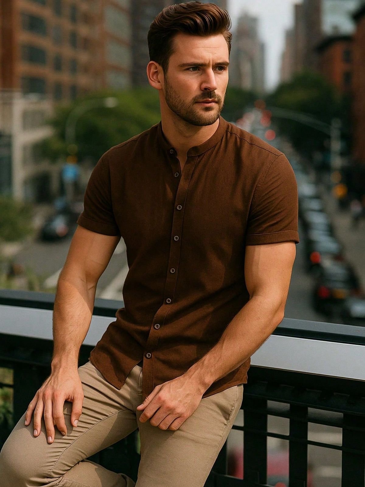 Ensaio casual masculino - 017